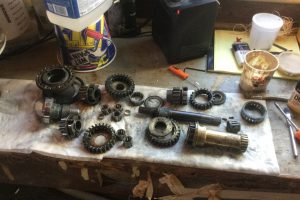 Cleaning winches